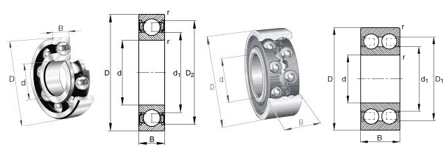 SKF 638/4-2Z bearing