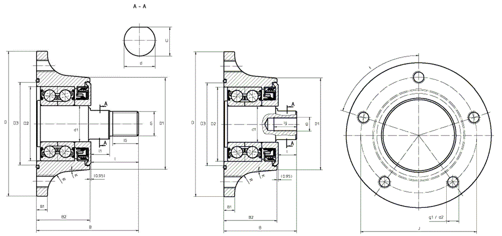 AHU20100B-01轮毂轴承